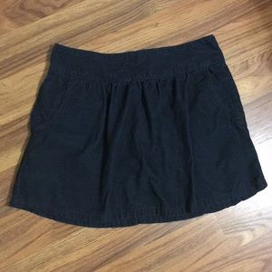 Corduroy Navy blue skirt with pockets